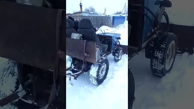 Самодельный мини трактор смотреть онлайн