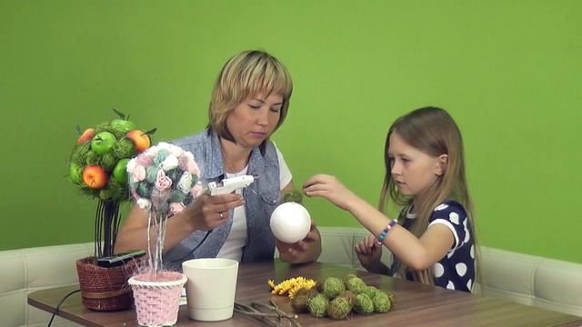 МАСТЕР - КЛАСС ПО ИЗГОТОВЛЕНИЮ ТОПИАРИИ смотреть онлайн