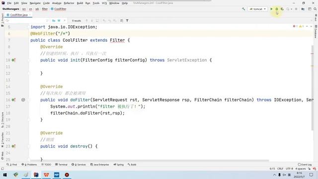 java中级之jsp 快速创建Filter 过滤器 смотреть онлайн