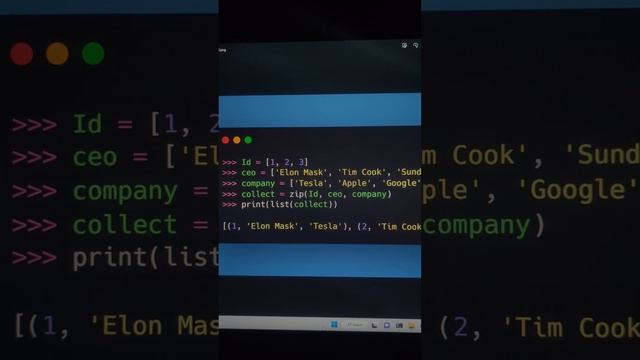 Zip function | Python Tricks | Farnam Javadi смотреть онлайн