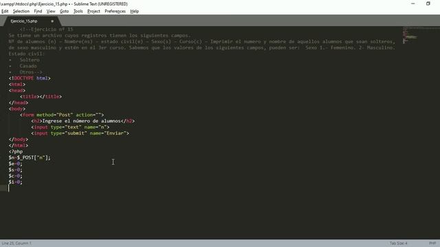Lógica General N° 15 - PHP смотреть онлайн