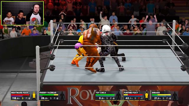 FIVE NIGHTS AT FREDDY'S | ROYAL RUMBLE WWE 2K17 смотреть онлайн