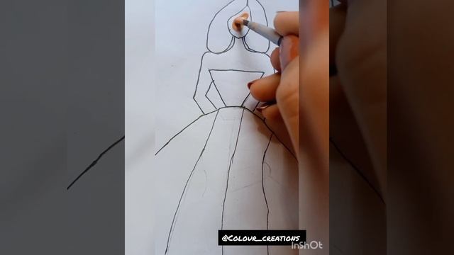 Fancy outfit dress drawing #viralvideo смотреть онлайн