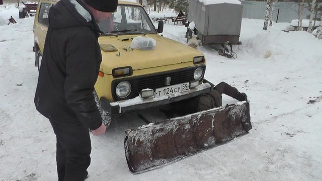 Снегоуборочный отвал для нивы смотреть онлайн