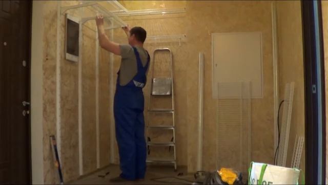 Гардеробная комната. Система хранения Home space. смотреть онлайн