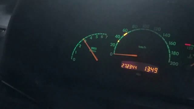 Замер давления выхлопных газов VITO 638. смотреть онлайн