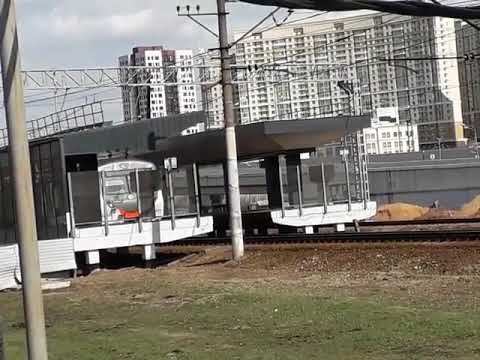 Киевское направление РЖД. Платформа Матвеевская. Отправление ЭД4М-0493. Прислал подписчик Kit. смотреть онлайн