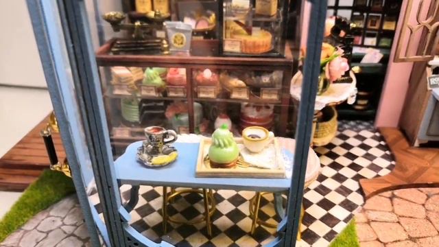 Чайный домик. Сборка. Часть 15 // DIY Miniature Dollhouse Kit 