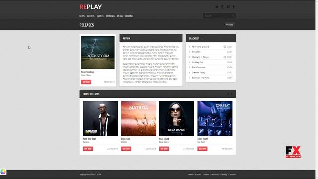 Replay - Responsive Music WordPress Theme Attila Virgil смотреть онлайн