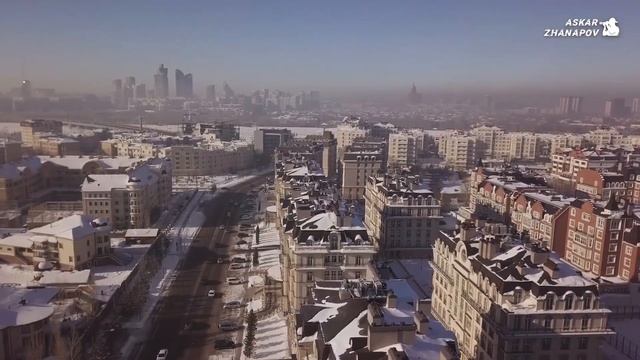 Astana. Kazakhstan. Street Charles de Gaulle. Mavik Pro. Canon M50 смотреть онлайн