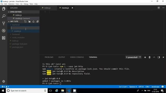jwt-http:part2:Installing jwt-http and setting folder structure смотреть онлайн