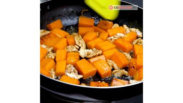 Запеканка с тыквой и орехами - Рецепты от Со Вкусом смотреть онлайн