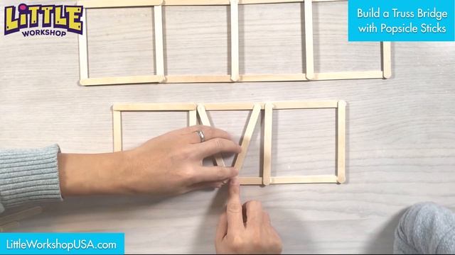 How to build a truss bridge with only Popsicle sticks and glue | Monthly STEM Subscription Box смотреть онлайн