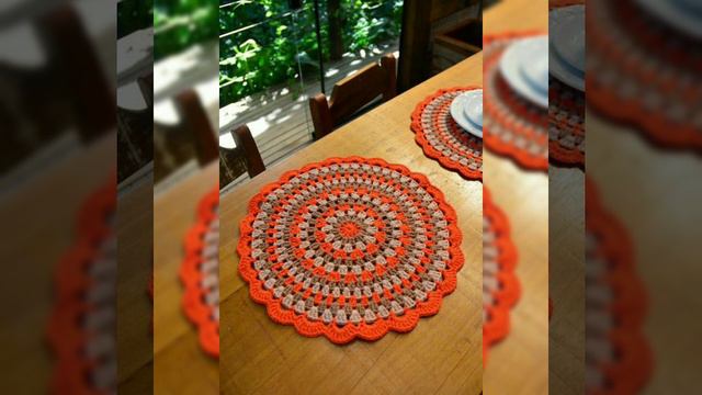 Elegant Free Crochet doily Pattern смотреть онлайн