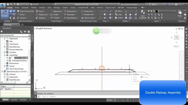 Railway (Single and Double) vs Highway Project in Civil 3D Steps (English Comparison ) смотреть онлайн