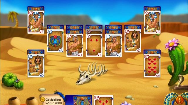 The Artifact of the Pharaoh Solitaire Gameplay (PC Game) смотреть онлайн