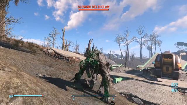 Fallout 4 Caught completely off guard by a Glowing Deathclaw смотреть онлайн