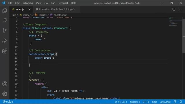 React Tutorial 18 - React FORMs смотреть онлайн
