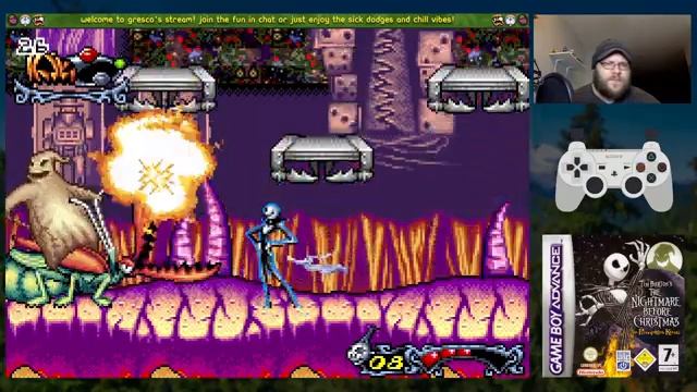 Nightmare Before Christmas The Pumpkin King (GBA) + Knights of the Zodiac The Phoenix Returns (GBC) смотреть онлайн