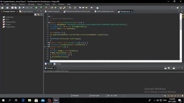 [PART 2] Reyes, Ruel M. | JAVA ICT-4 | PASSWORD GENERATOR смотреть онлайн