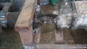 Самодельный минитрактор-переломка 4×4 на базе ЛУАЗа   (25).