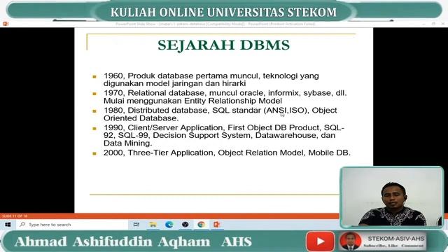 Sistem Database, kuliah jurusan komputerisasi akuntansi dan manajemen informatika смотреть онлайн