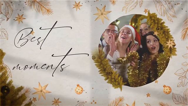 Golden Christmas Slideshow for After Effects 2023 смотреть онлайн