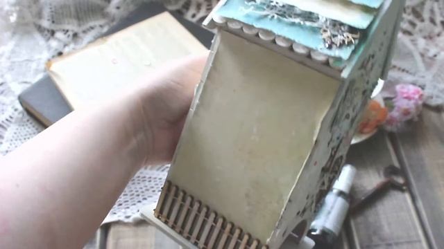 Чайный домик. Сп "Брызги краски". 3 этап. блог Scrap-chip. смотреть онлайн