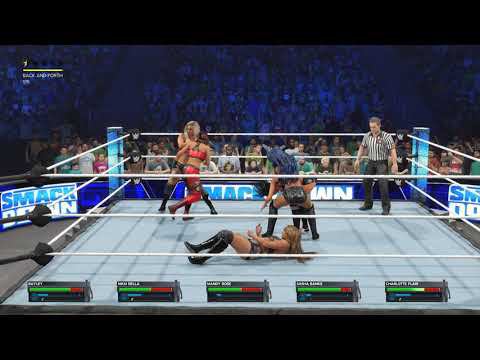 WWE2K23 Charlotte vs Mandy Rose vs Bayley vs Nikki Bella vs Sasha Banks смотреть онлайн
