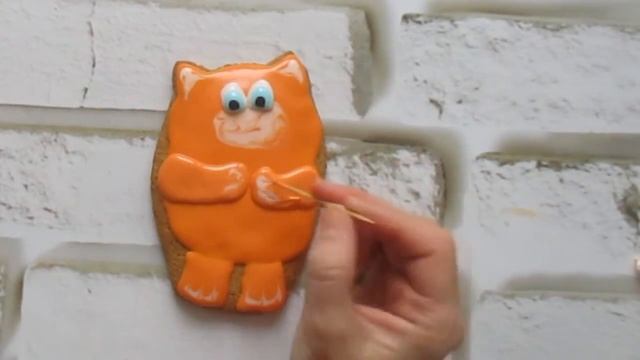 Мастер-класс. Как оформить пряник к 8 марта. Пряник - кот! смотреть онлайн