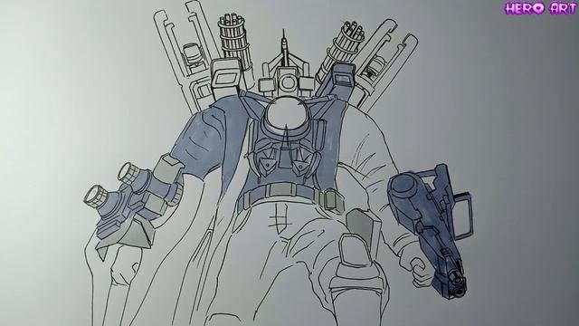 How To Draw New Titan Cameraman Update In Skibidi Toilet Multiverse 18 смотреть онлайн