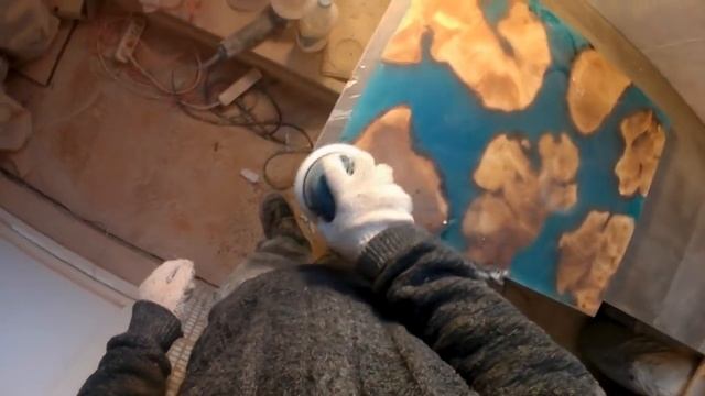 Table Loft. Wood and epoxy resin part-2. Журнальный столик Лофт. Эпоксидная смола и спилы дерева. смотреть онлайн