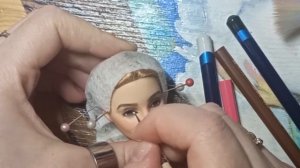 ООАК Элизабет Свонн / Портретная перерисовка / Барби