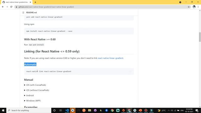 How to create gradient color in react native | How to use react-native-linear-gradient typescript смотреть онлайн