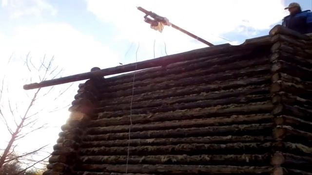 Самодельный кран для сборки сруба смотреть онлайн