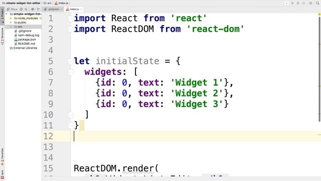 M3L2 6 Implementing a Widget List Editor Using React and Redux смотреть онлайн