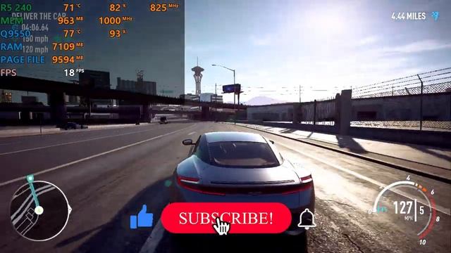 Need for Speed Payback - Core 2 Quad Q9550 - R5 240 - 8 GB Ram смотреть онлайн