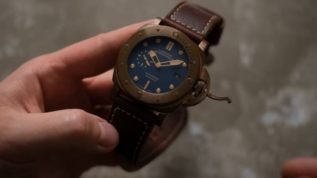 Где и как купить зелёные часы Panerai Submersible e-steel? смотреть онлайн