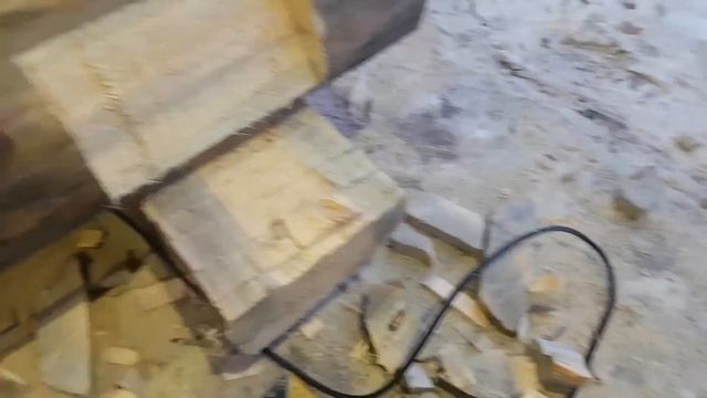 Крыльцо для бани из кругляка. смотреть онлайн