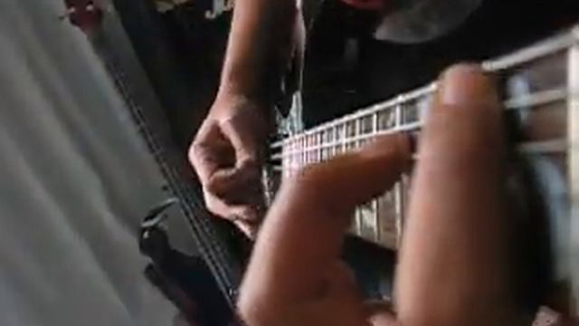 HEAVY METAL GUITAR RIFF pinch harmonics "Sanitarium + impro" Ibanez JEM смотреть онлайн