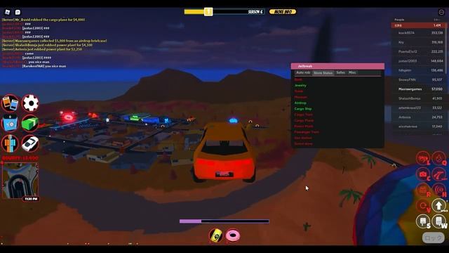 Roblox Jailbreak autorob script 2021 смотреть онлайн