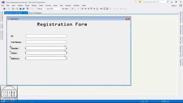 How to make school managements software in visual basic and sql server (lesson 2 part 1) смотреть онлайн