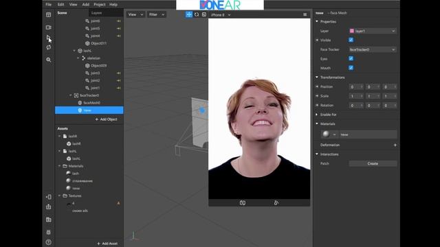 #AR #маска-макияж с 3D ресницами для #Instagram | #Beauty-маска урок | Обучение #SparkAR Studio смотреть онлайн