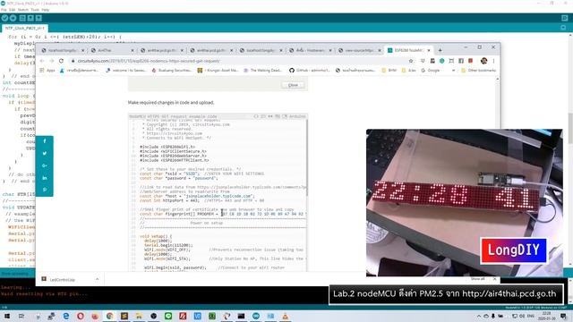 Lab.2 nodeMCU ดึงค่า PM2.5 จาก AIR4THAI - ตอนที่ 3.การสร้าง Web Service ด้วย PHP และการทำงานของระบ смотреть онлайн