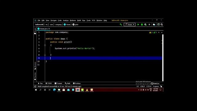 HELLO WORLD ! PROGRAM IN JAVA USING FUNCTION смотреть онлайн