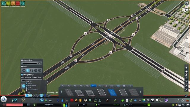 Diverging Diamond Interchange Tutorial (DDI) - Cities Skylines смотреть онлайн