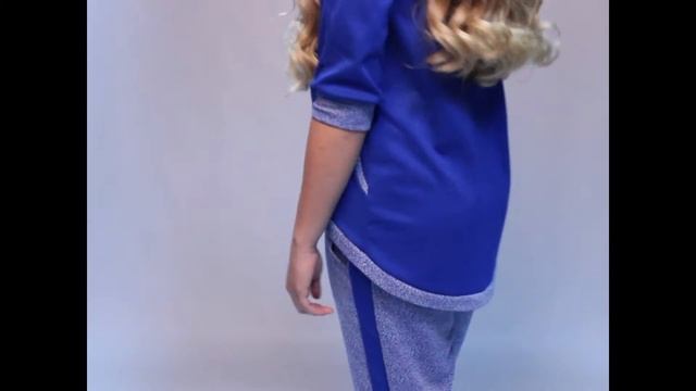 Стильный Спортивный Костюм Alpama Большого размера Цвета: Электрик