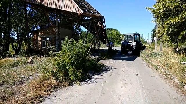 Мтз 80 ломает навес