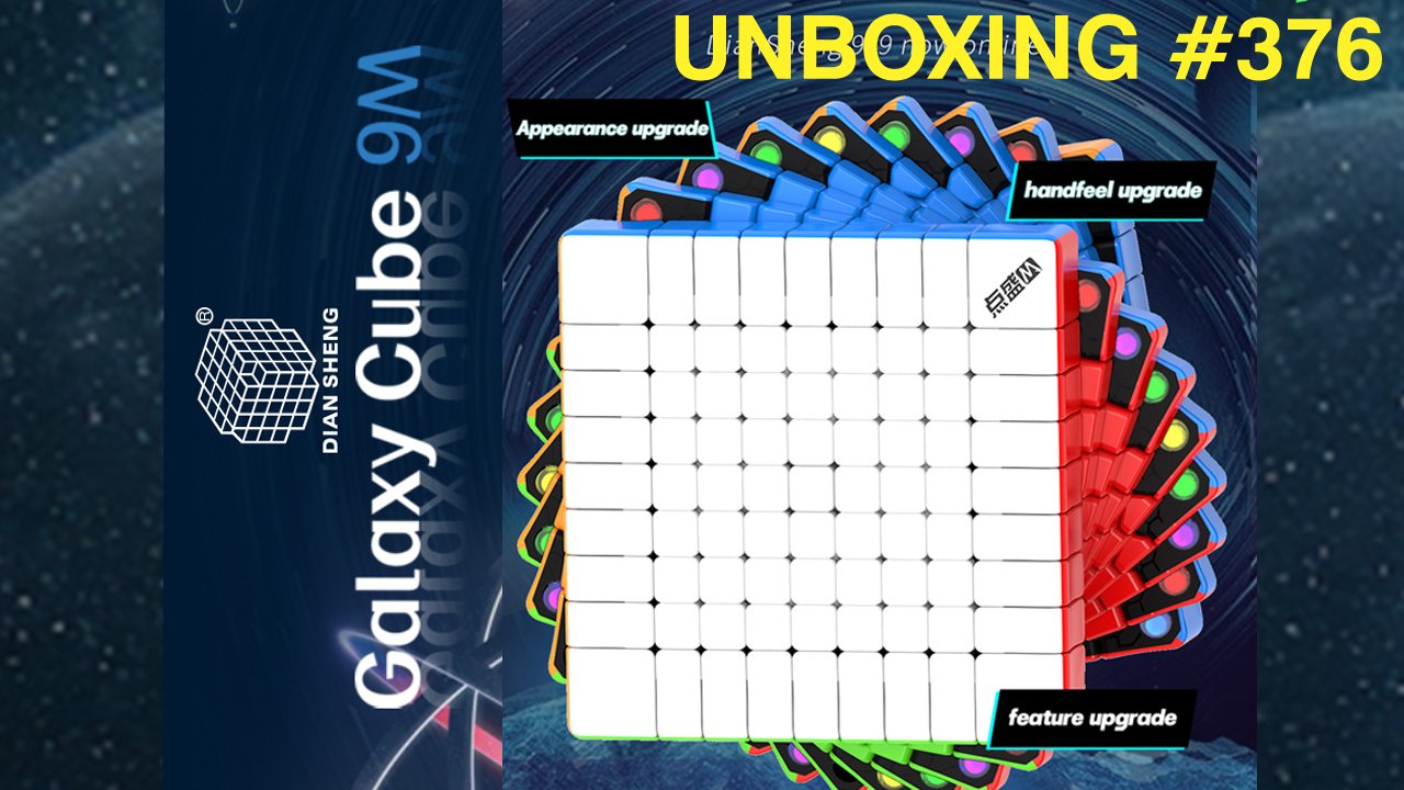 Unboxing №376 DianSheng Galaxy 9M | Первый магнитный кубик Рубика 9х9 смотреть онлайн