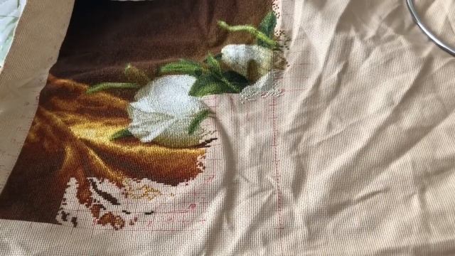 Вышивка. Магнолии на золотом бархате/Кот Бегемот/Фея ягод 3